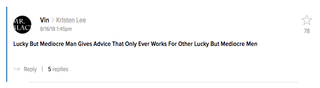 Illustration for article titled Comment of the Day: The Luck of the Mediocre Edition